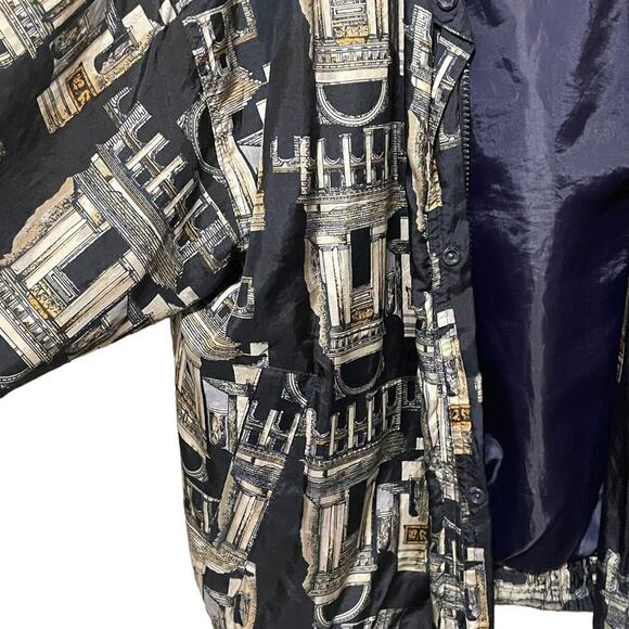 Vintage Details Sportswear Silk Zip Jacket - Picture 3 of 5